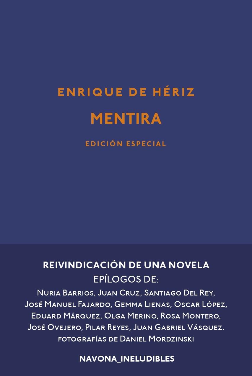 Mentira | 9788417978211 | de Hériz, Enrique