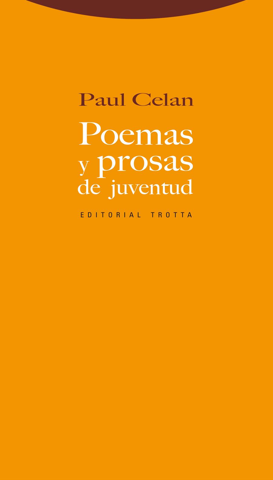 Poemas y prosas de juventud | 9788498791822 | Celan, Pau