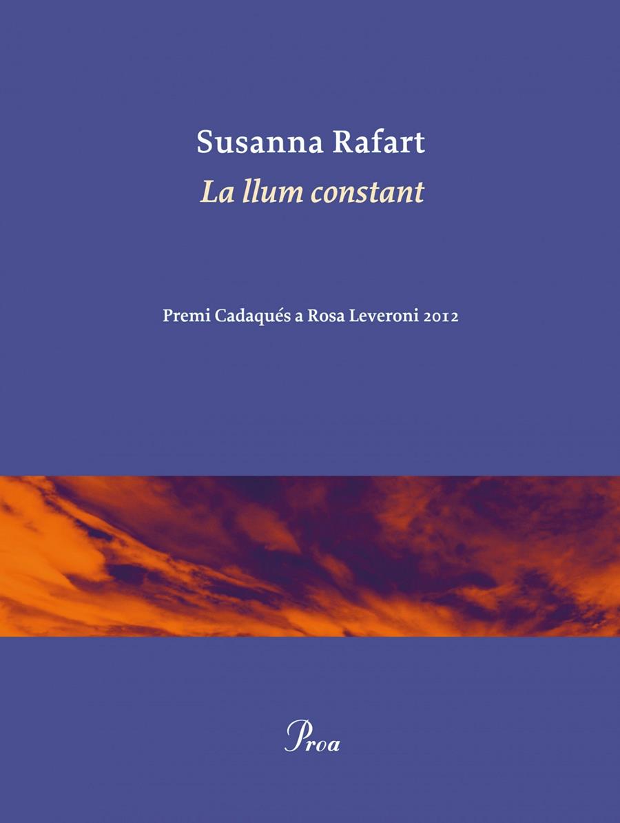 La llum constant | 9788475883755 | Susanna Rafart Corominas