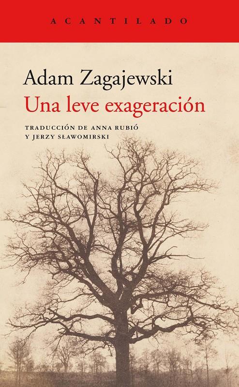 Una leve exageración | 9788417346980 | Zagajewski, Adam