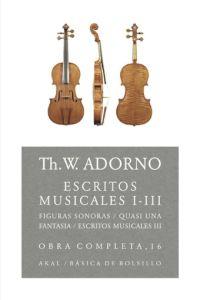 Escritos musicales I-III | 9788446016809 | Adorno, Theodor W.