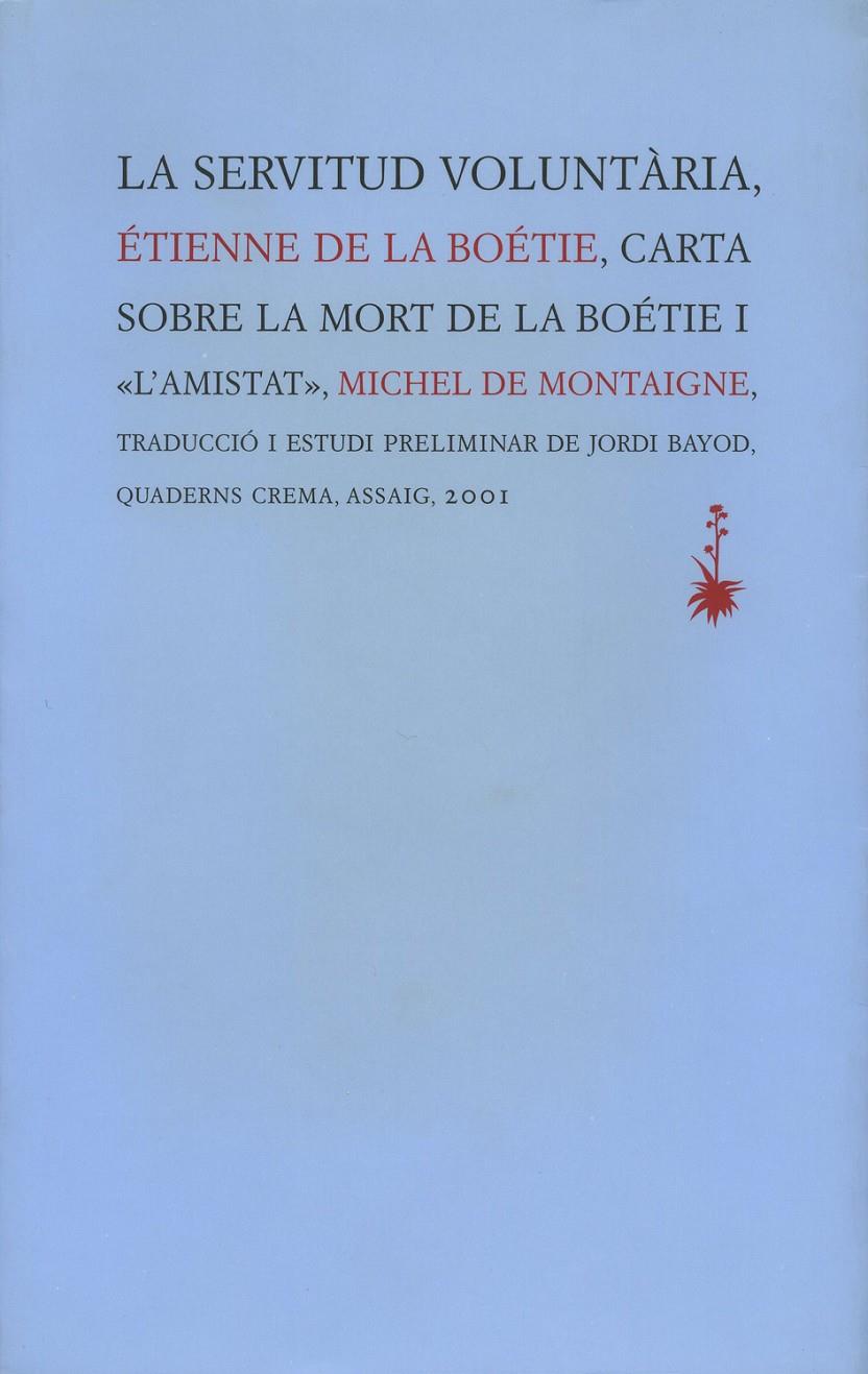 La servitud voluntària | 9788477273462 | de la Boétie, Étienne