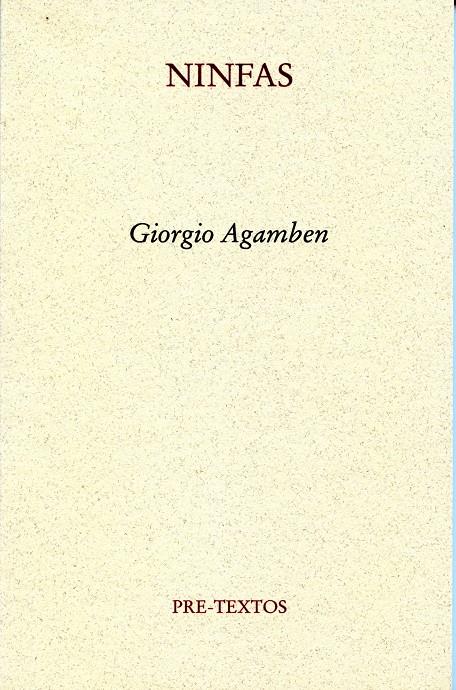 Ninfas | 9788492913435 | Agamben, Giorgio
