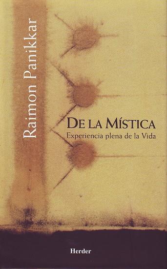 De la mística | 9788425425400 | Panikkar, Raimon