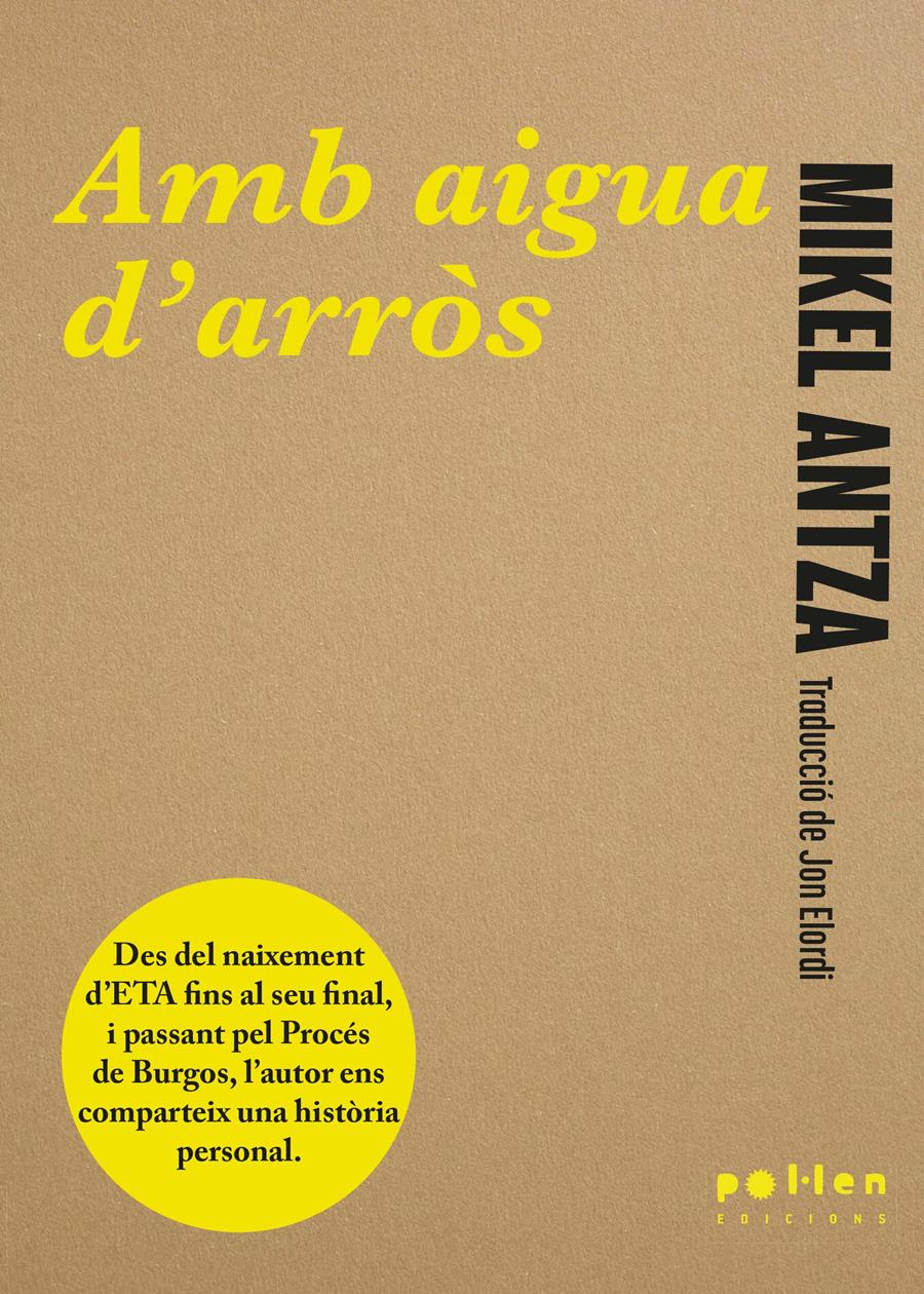 AMB AIGUA D'ARRÒS | 9788410255227 | Antza, Mikel