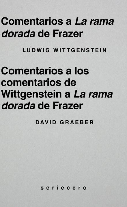 Comentarios a La rama dorada de Frazer | 9791399152166 | Wittgenstein, Ludwig/Graeber, David