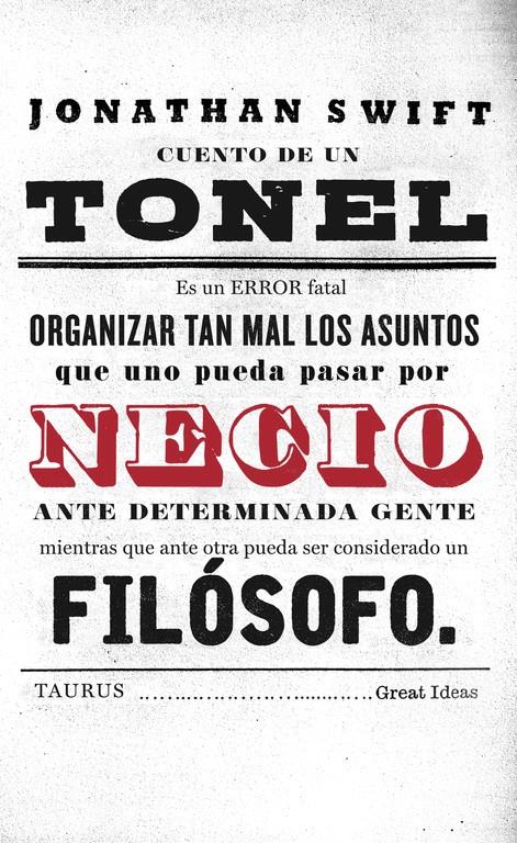 Cuento de un tonel (Great Ideas 36) | 9788430617258 | SWIFT,JONATHAN