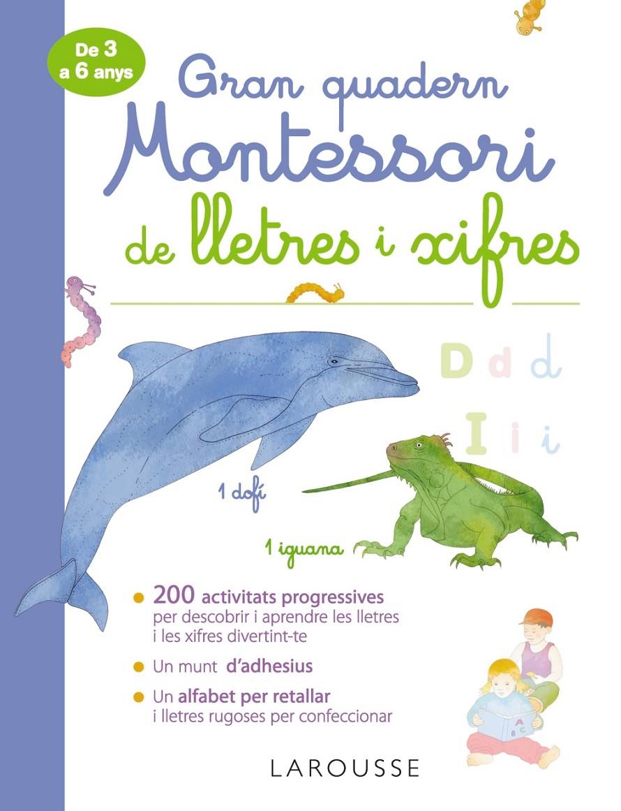 Gran quadern Montessori de lletres i xifres | 9788417720315 | Larousse Editorial