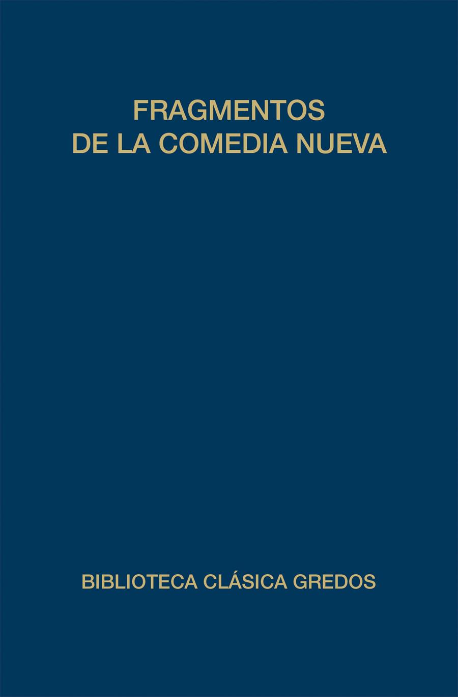 Fragmentos de la comedia nueva | 9788424928407 | Varios autores