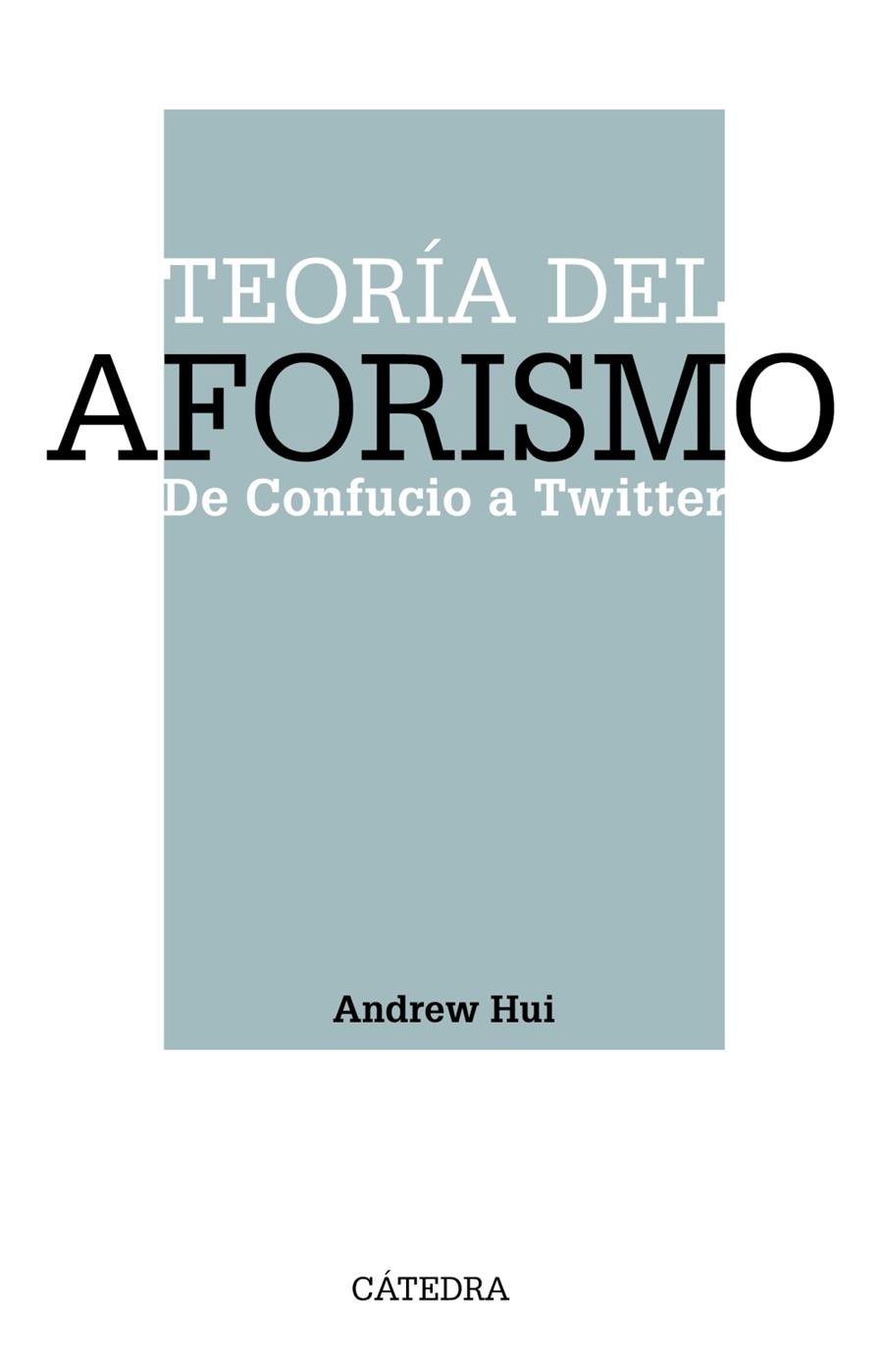 Teoría del aforismo | 9788437643380 | Hui, Andrew