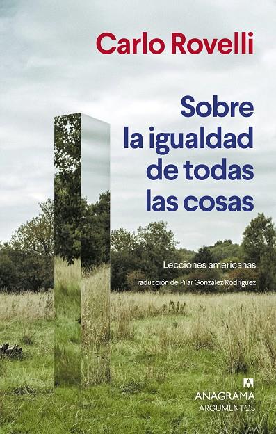 Sobre la igualdad de todas las cosas | 9788433951007 | Rovelli, Carlo
