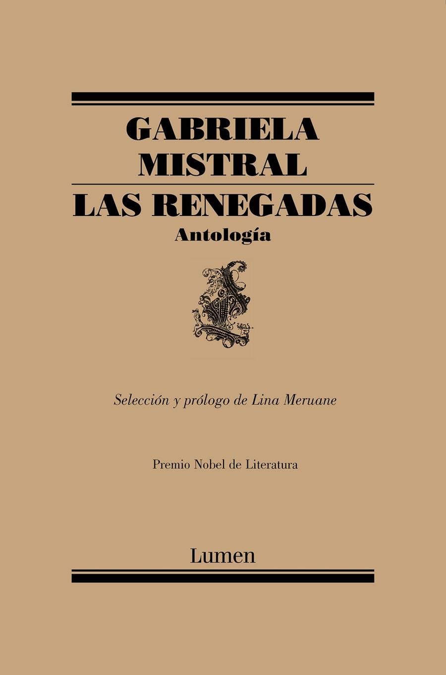 Las renegadas. Antología | 9788426406101 | Meruane, Lina/Mistral, Gabriela