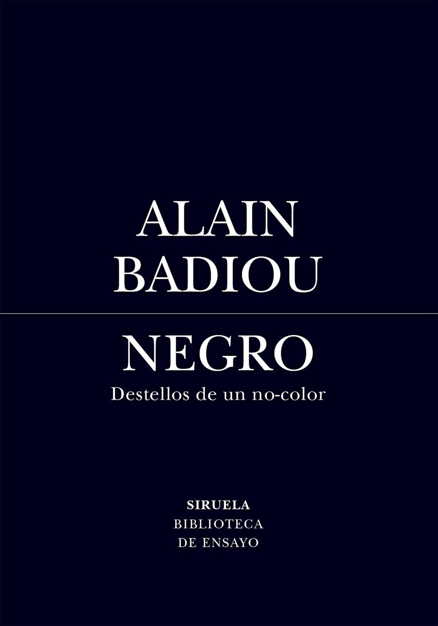 Negro | 9791388032127 | Badiou, Alain