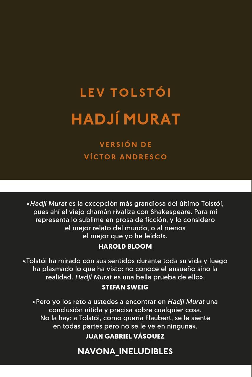 Hadjí Murat | 9788417978549 | Tolstói, Lev