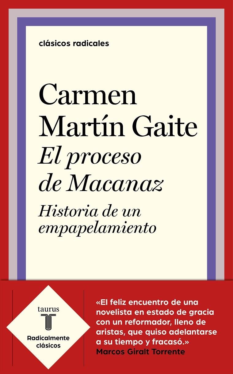 El proceso de Macanaz | 9788430622511 | Martín Gaite, Carmen