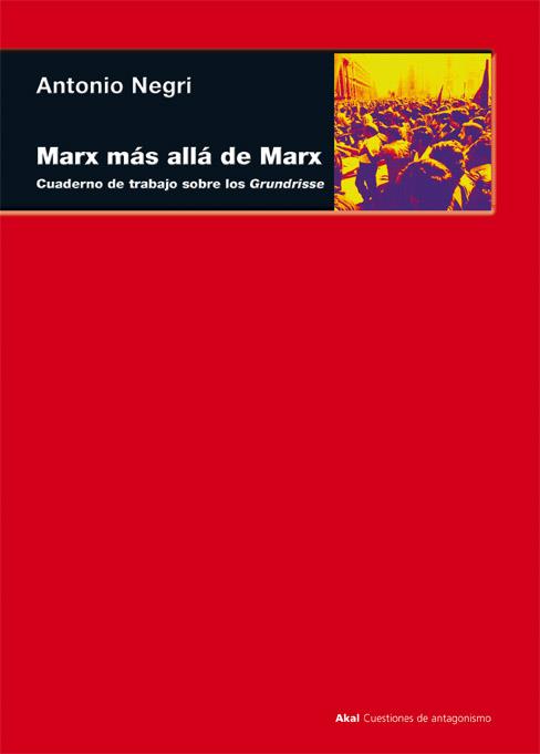 Marx más allá de Marx | 9788446011477 | Negri, Antonio