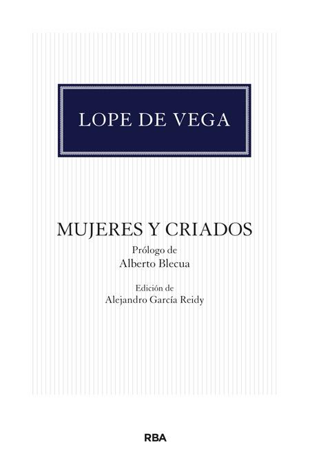 Mujeres y criados | 9788424928186 | De Vega, Lope