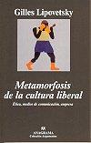 Metamorfosis de la cultura liberal | 9788433962003 | Lipovetsky, Gilles