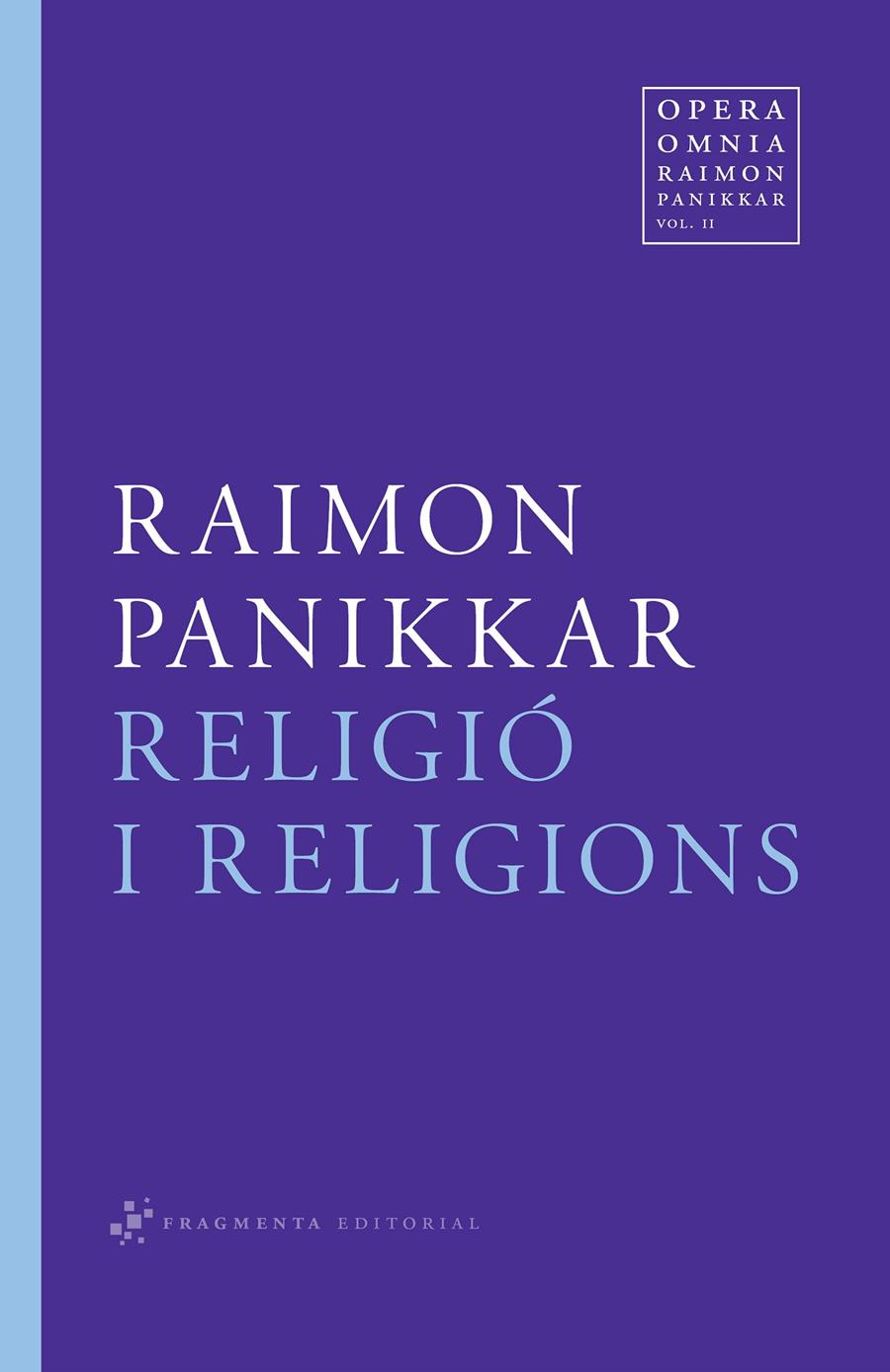 Religió i religions | 9788492416516 | Panikkar Alemany, Raimon