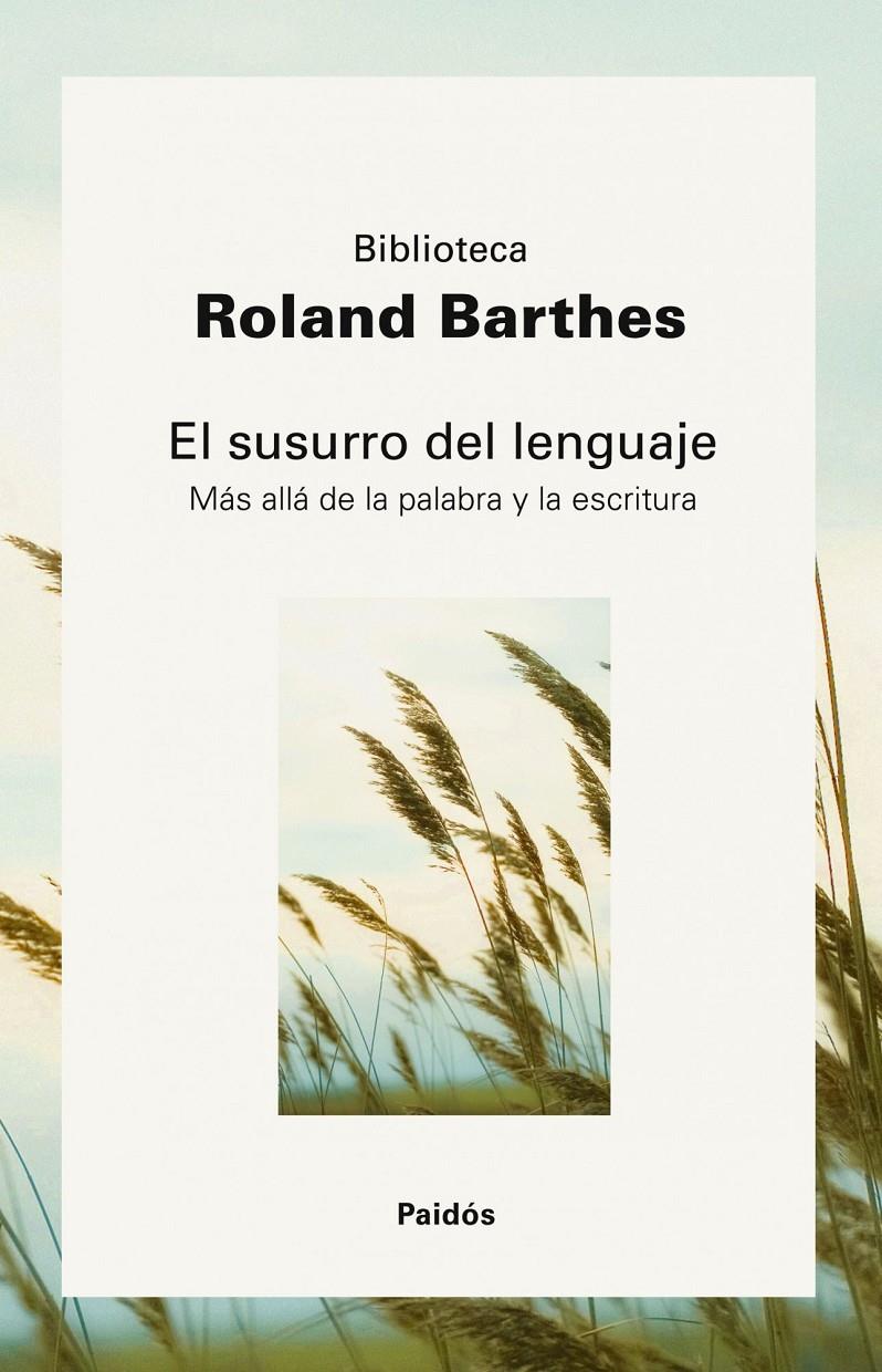 El susurro del lenguaje | 9788449322754 | Barthes, Roland