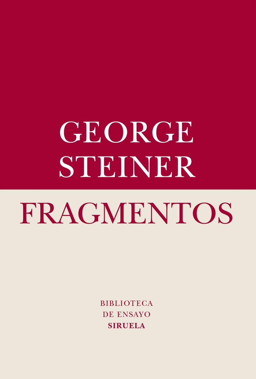 Fragmentos | 9788416396689 | Steiner, George