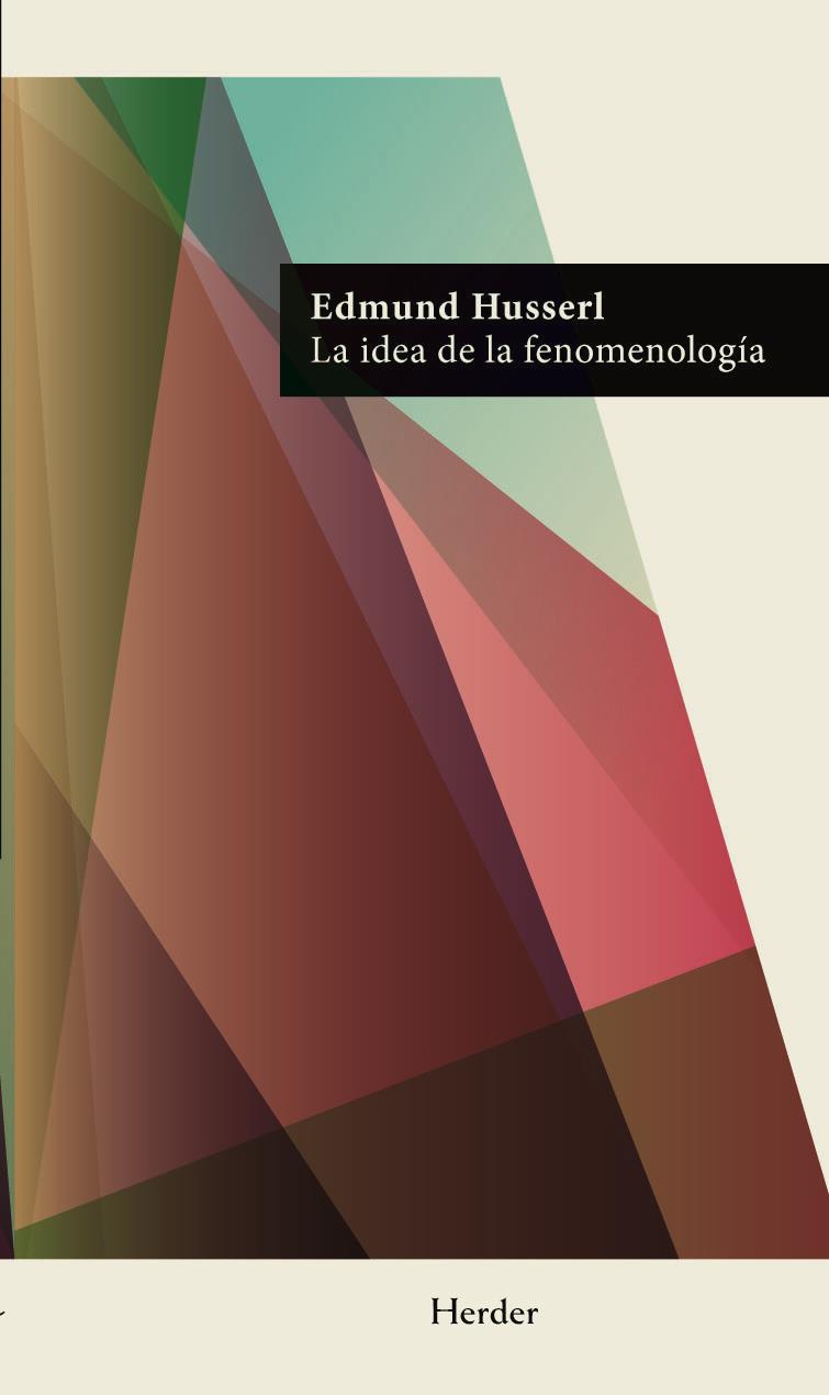 La idea de la fenomenología | 9788425428371 | Husserl, Edmund