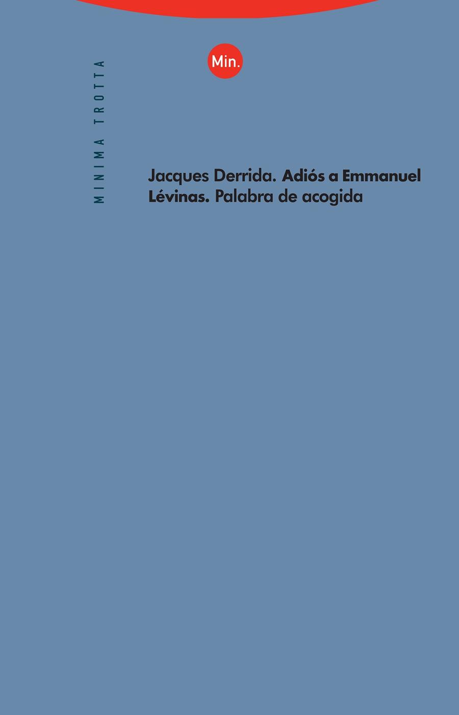 Adiós a Emmanuel Lévinas | 9788481642834 | Derrida, Jacques