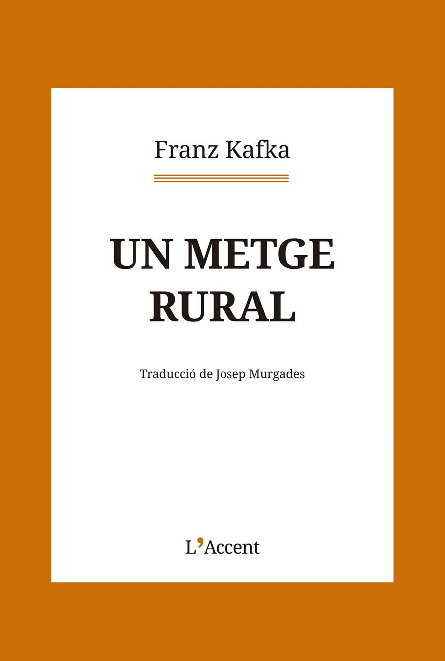 Un metge rural | 9788418680281 | Kafka, Franz