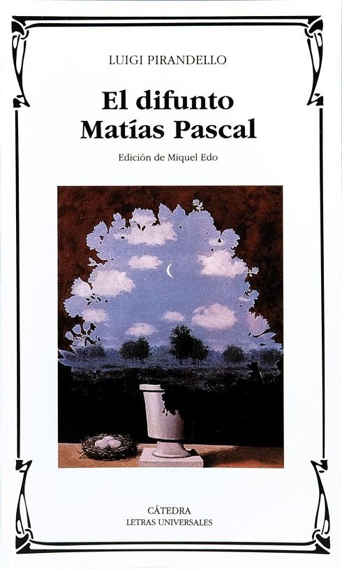 El difunto Matías Pascal | 9788437616551 | Pirandello, Luigi
