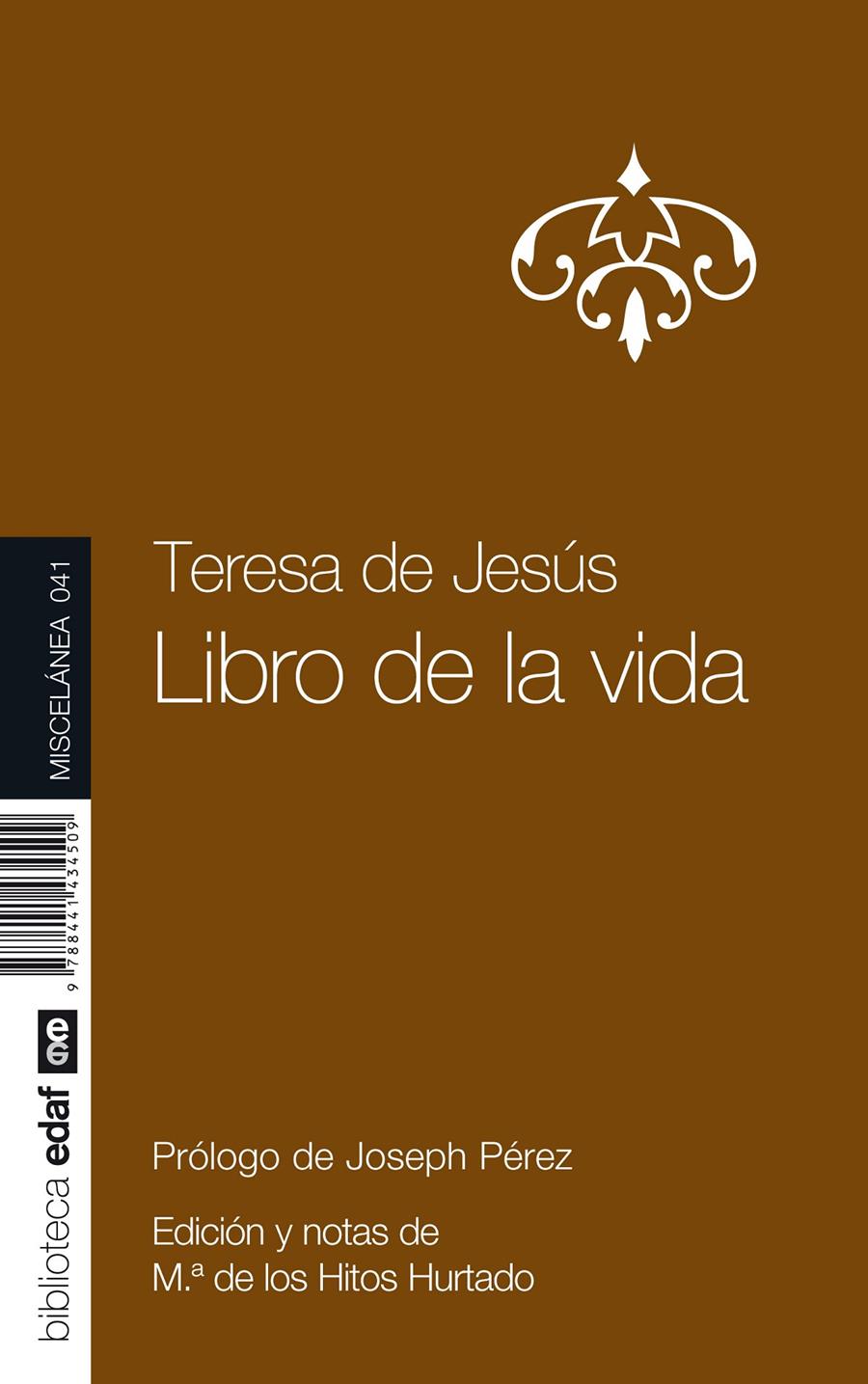 Libro de la vida | 9788441434509 | Teresa de Jesús