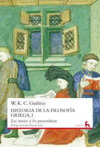 Historia de la filosofia I | 9788424936532 | Guthrie, William Keith Chambers