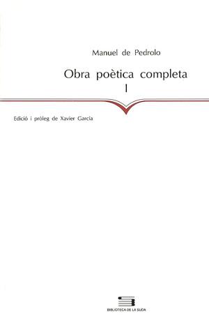 Obra poètica completa, I | 9788479353643 | de Pedrolo, Manuel