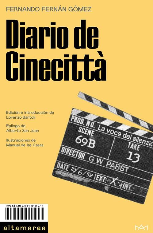 Diario de Cinecittà | 9788418481277 | Fernán Gómez, Fernando