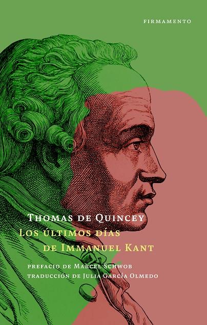 Los últimos días de Immanuel Kant | 9788412340730 | de Quincey, Thomas