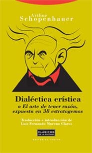 Dialéctica erística | 9788481648874 | Schopenhauer, Arthur