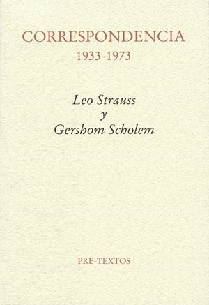 Correspondencia 1933-1973. Leo Strauss y Gershom Scholem | 9788481919967