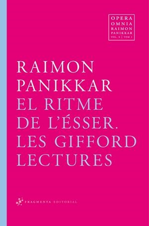 El ritme de l'Ésser | 9788492416622 | Panikkar Alemany, Raimon/Carrara, Milena