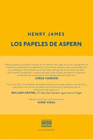 Los papeles de Aspern | 9788415259220 | James, Henry