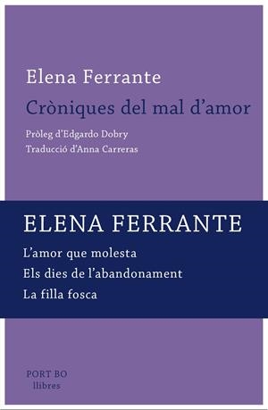 Cròniques del mal d'amor | 9788417181116 | Ferrante, Elena