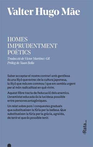Homes imprudentment poètics | 9788416738380 | Hugo Mãe, Valter