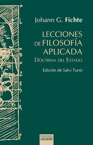 Lecciones de filosofía aplicada | 9788430119622 | Fichte, Johann G.