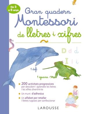 Gran quadern Montessori de lletres i xifres | 9788417720315 | Larousse Editorial