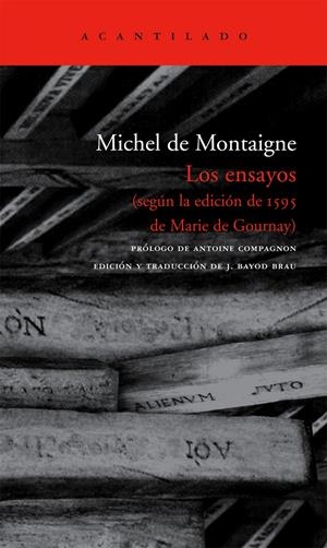 Los ensayos | 9788496834170 | de Montaigne, Michel
