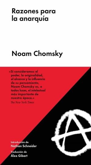 Razones para la anarquía | 9788417893415 | Chomsky, Noam