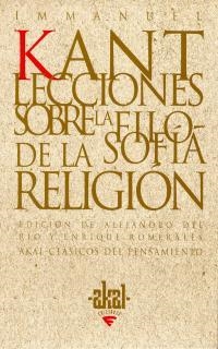 Lecciones sobre la filosofía de la religión | 9788446014713 | Kant, Immanuel