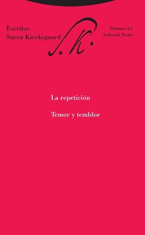 La repetición. Temor y temblor | 9788498797169 | Kierkegaard, Soren