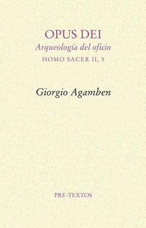 Opus dei | 9788415576365 | Agamben, Giorgio