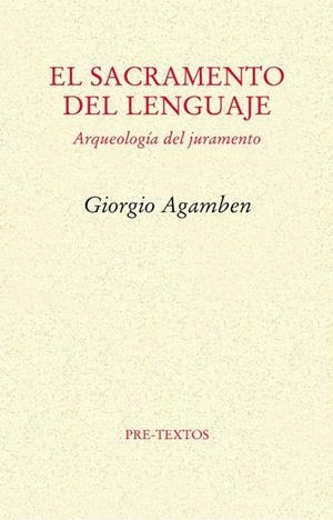 El sacramento del lenguaje | 9788415297246 | Agamben, Giorgio