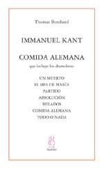 Immanuel Kant y comida alemana | 9788495786852 | Bernhard, Thomas