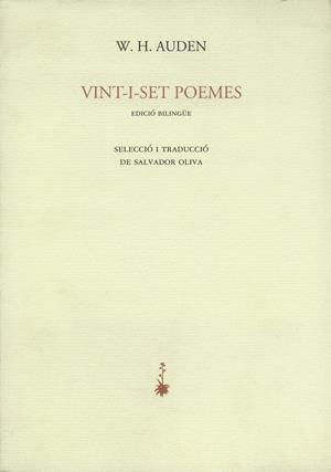 Vint-i-set poemes | 9788477271390 | Auden, W. H.